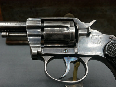 Rare Colt New Police 32 S&W 2,5 pouces de 1904 dans son coffret exceptionnel.