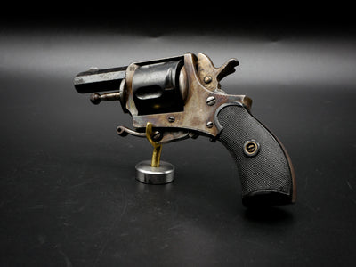 Magnifique Revolver Type Bulldog Jaspé Dieudonné Debouxthay cal 320