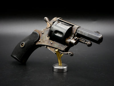 Magnifique Revolver Type Bulldog Jaspé Dieudonné Debouxthay cal 320