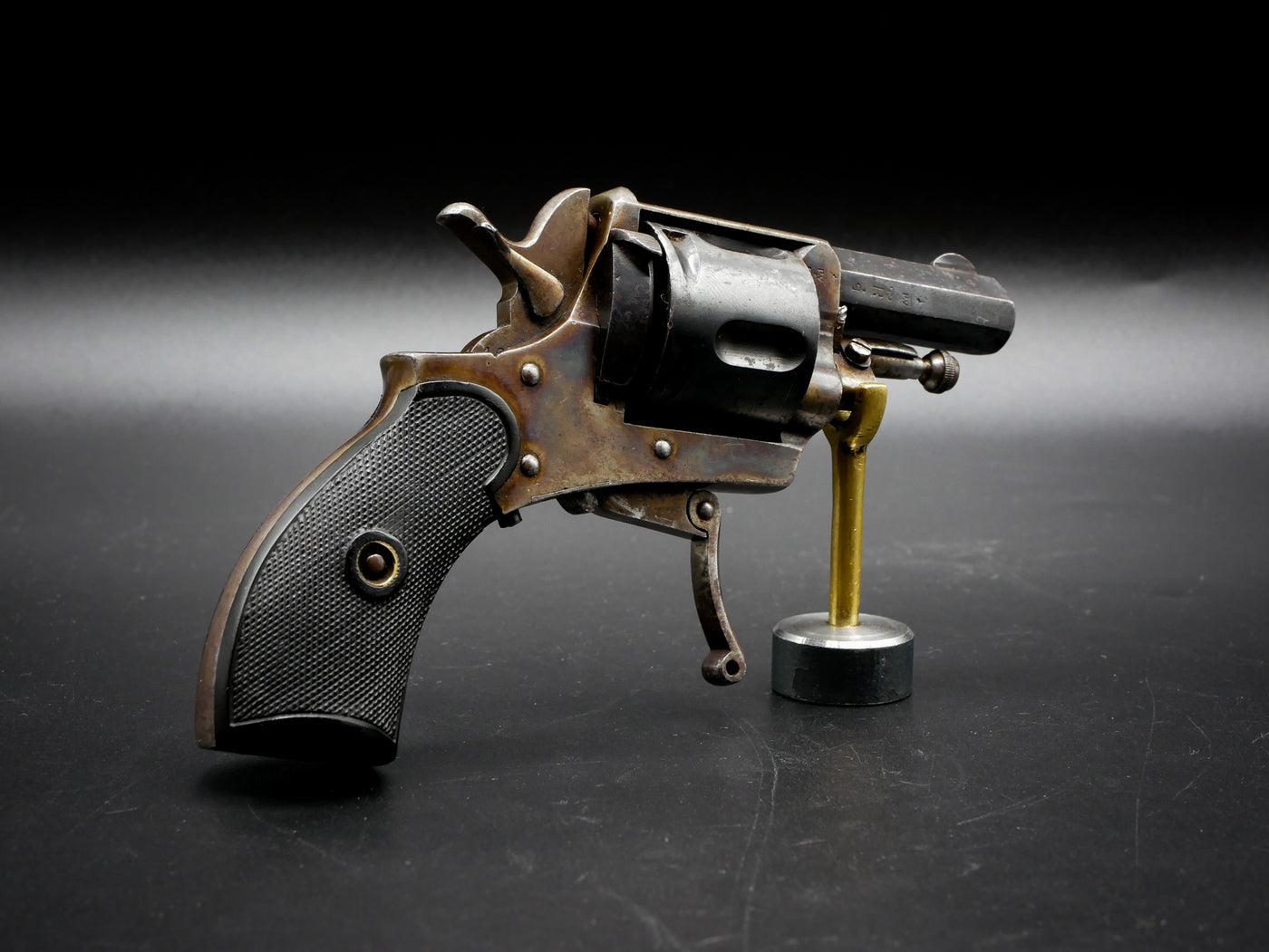 Magnifique Revolver Type Bulldog Jaspé Dieudonné Debouxthay cal 320