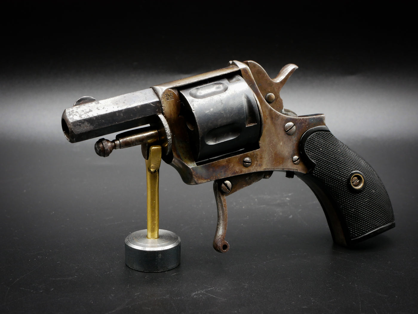 Magnifique Revolver Type Bulldog Jaspé Dieudonné Debouxthay cal 320