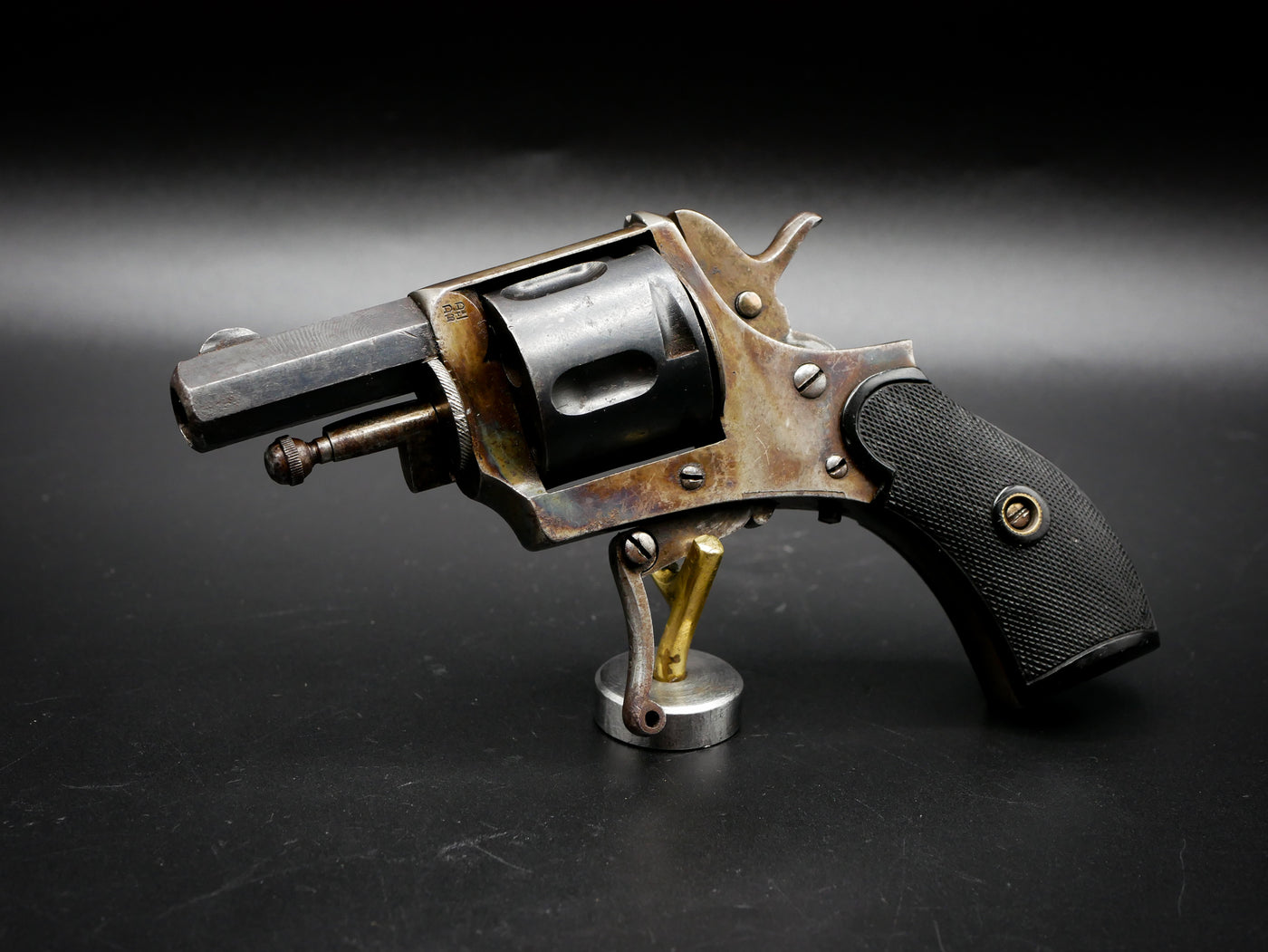 Magnifique Revolver Type Bulldog Jaspé Dieudonné Debouxthay cal 320