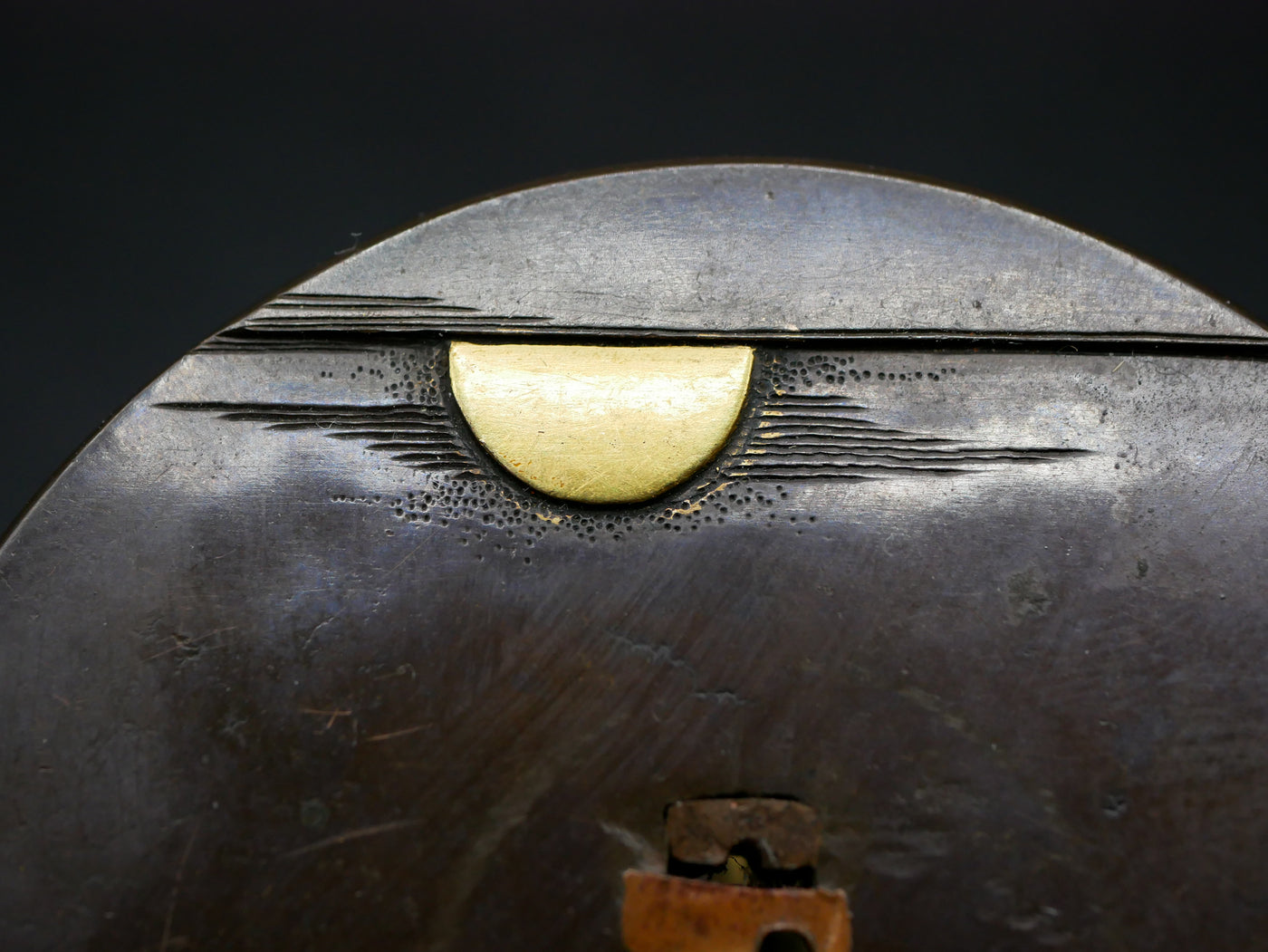 Tsuba Naga Maru Japon époque Edo en parfait état de conservation